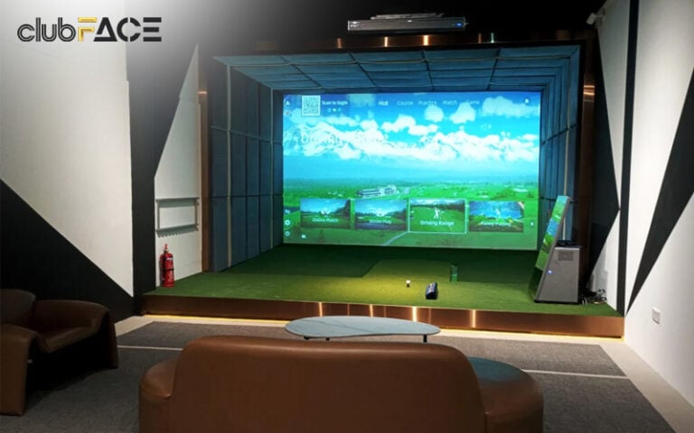 Indoor digital golfing venue that is unaffected by weather