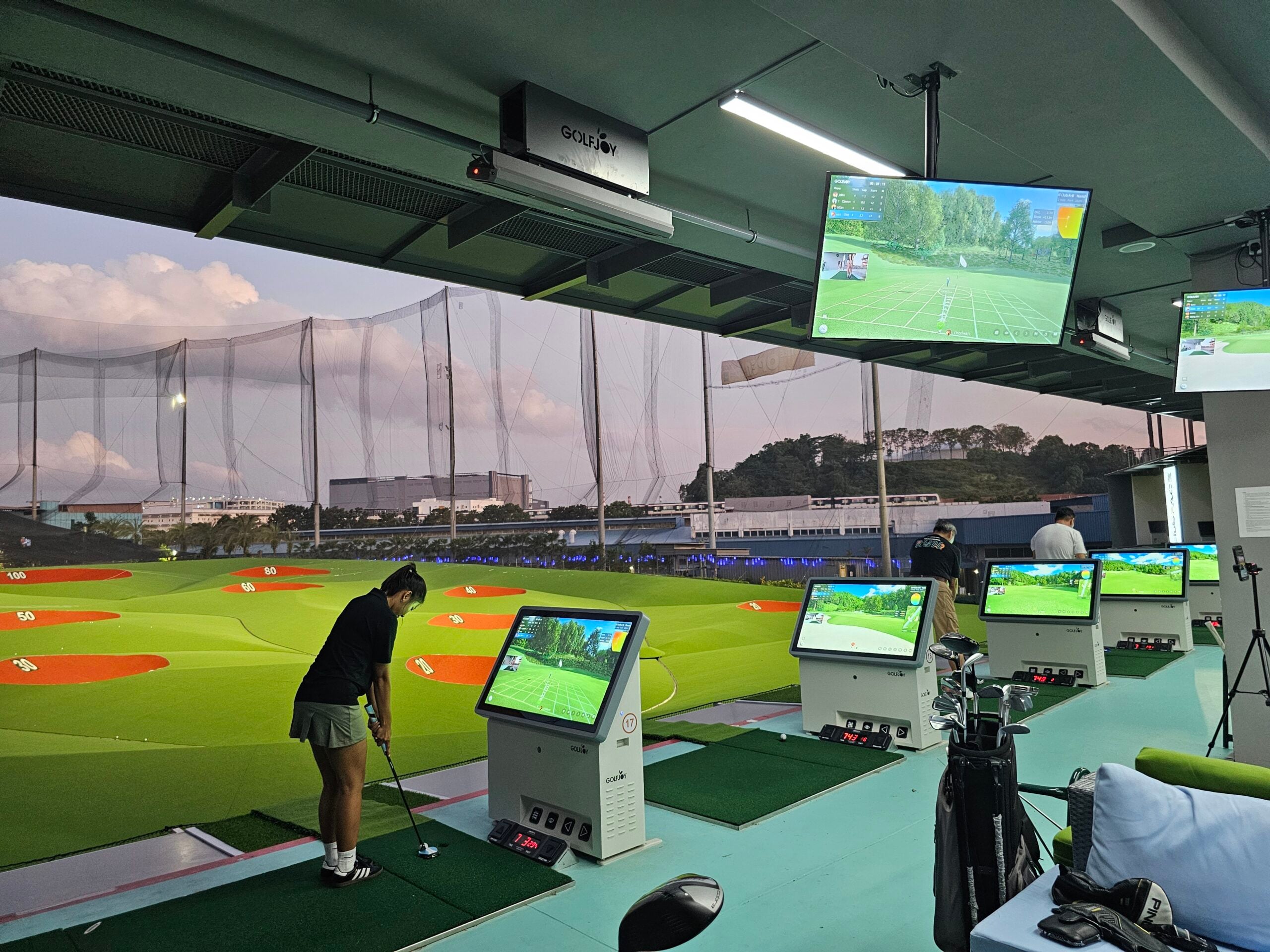 outdoor driving range