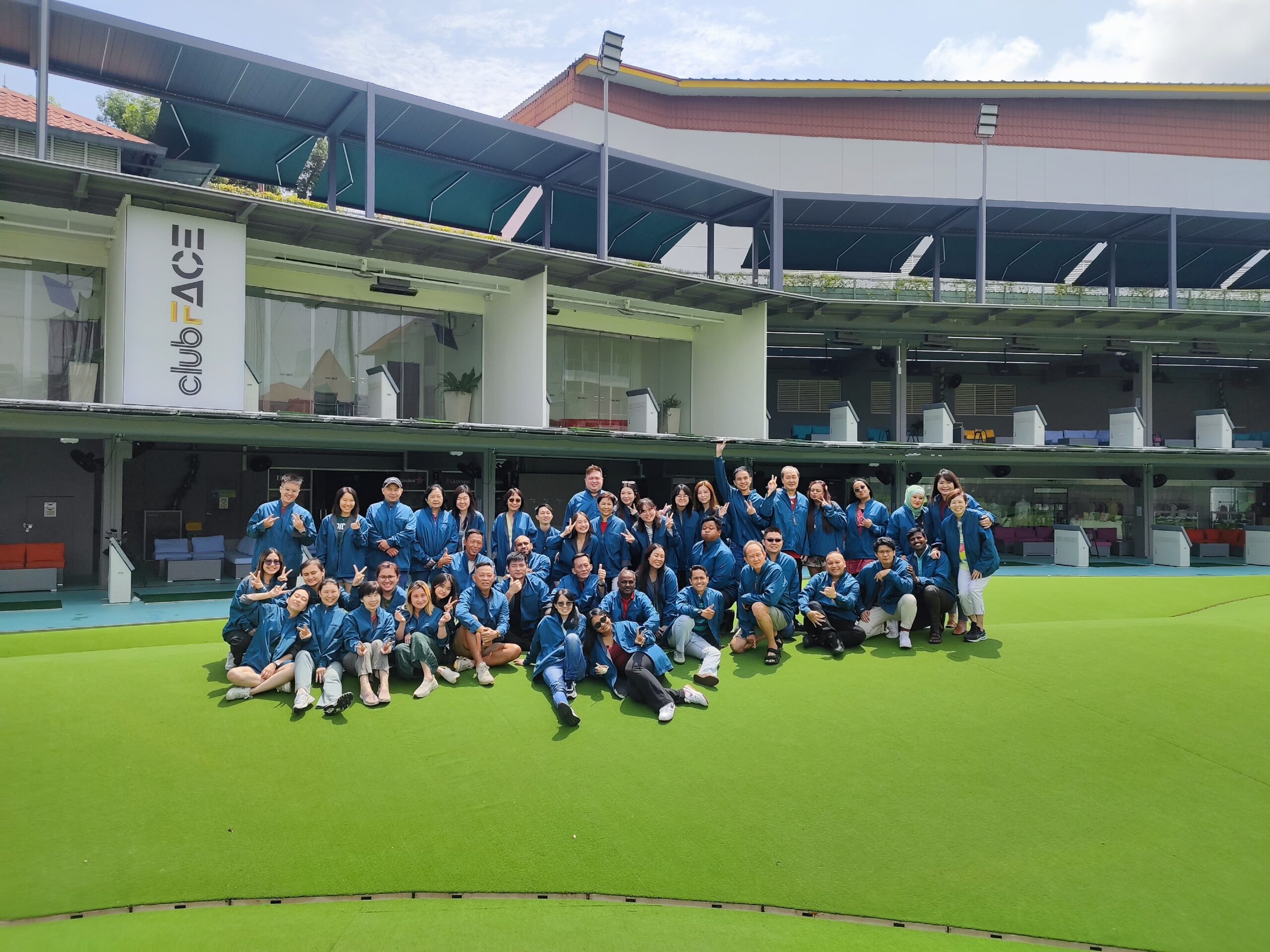golf team building event