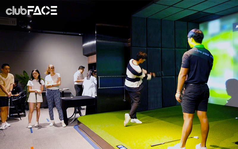 Group Golf Lesson at clubFACE