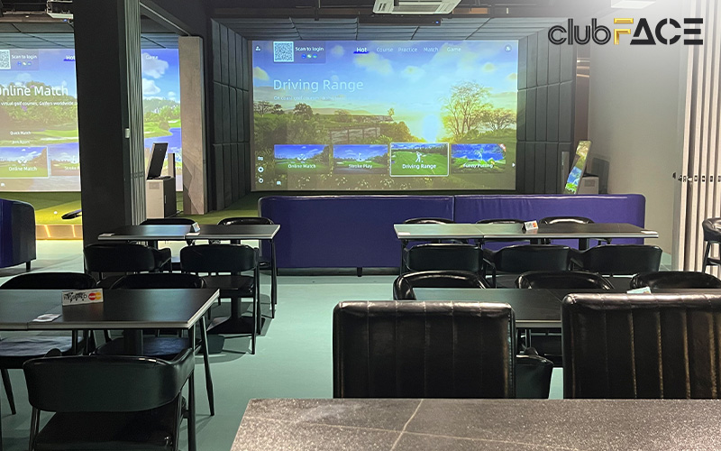 indoor golf simulator facilities