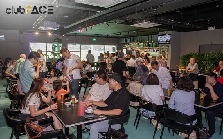 mini celebration at the Buaya Cafe